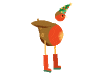 Christmas Bird Sticker by Culture Trip