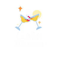 Gold Coast Gala Dinner Sticker by Tania Gomez Consulting
