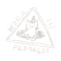 Working Work In Progress Sticker