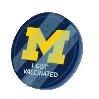 Medicine Vaccine Sticker by University of Michigan