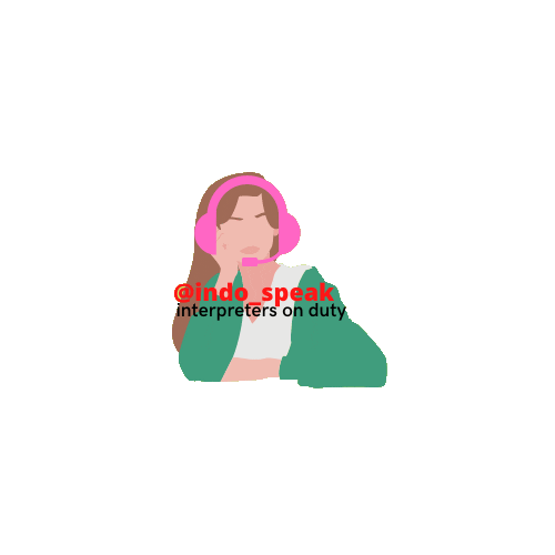 indospeak giphyupload indospeak remotesimultaneousinterpretation onsitesimultaneousinterpretation Sticker