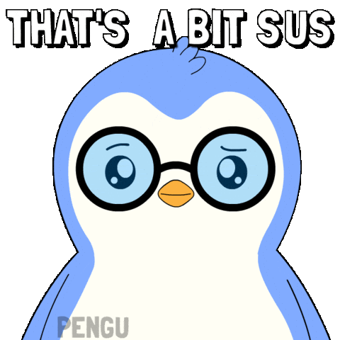Awkward Penguins Sticker by Pudgy Memez