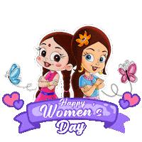 Her Story International Womens Day Sticker by Chhota Bheem