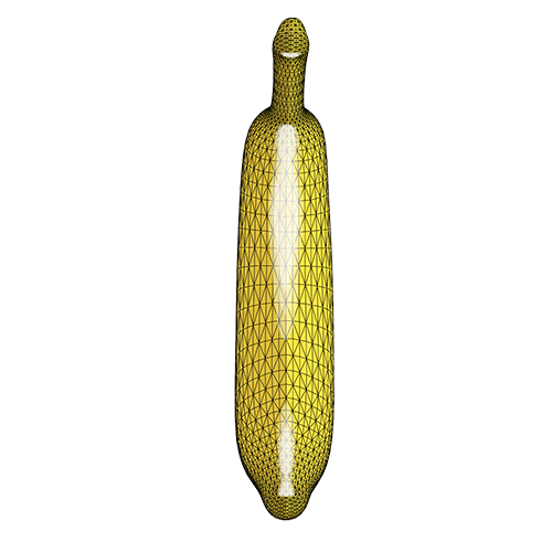 3D Banana Sticker by SKRTCHNRDS