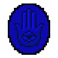 pixel ficha Sticker