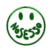 nosesso fashion black smiley blm Sticker