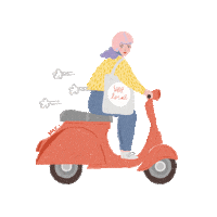 girl shopping Sticker by ditut