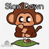 Awkward Slow Down GIF by Chimpers
