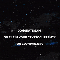 Congrats Sam GIF by elondrop