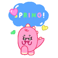 Spring Break Sticker by DINOSALLY