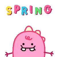 Spring Flores Sticker by DINOSALLY