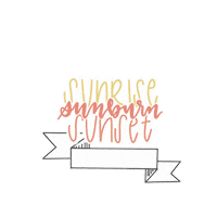 Beach Sunset Sticker