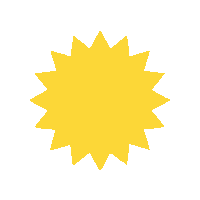 Sun Sticker by Cheerfully Made