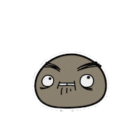 Cartoon Stone Sticker
