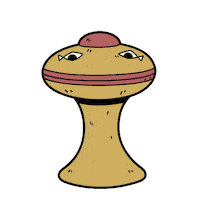 Cartoon Stone Sticker