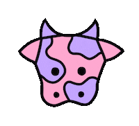 Cow Sticker