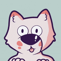 Ghost_twf kawaii fox animal eyes GIF
