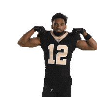 Flexing Nfl Preseason Sticker by New Orleans Saints