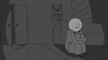 Scared Hiding GIF by CC0 Studios