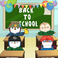 Back To School GIF by Pudgy Penguins