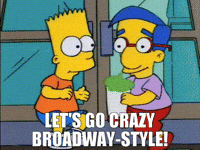 The Simpsons Broadway GIF by Chris Cimino