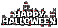 Happy Halloween Sticker by Stamatia Alexaki