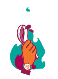 FuFuPot hot food fire korean Sticker