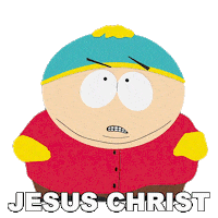 Eric Cartman Oh Jesus Sticker by South Park