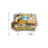 Stressed Work Sticker by Digi 995