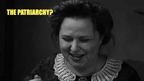 SheDoesFilmz giphygifmaker laughs patriarchy womendirectors GIF