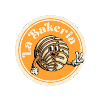 Mexican Food Concha Sticker by La Bakeria Bakeshop LTD
