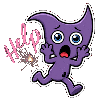 Running Help Sticker by CwaZyVerse