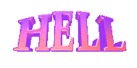 text wordart hell Sticker