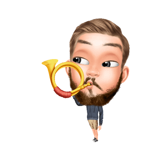 Geeryanimation Bow Down Sticker by Genies