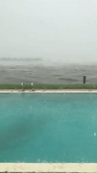 Storm Ian Blows Through Florida's East Coast