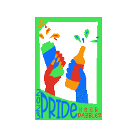 beerdabbler beer dabbler beerdabbler pridedabbler Sticker