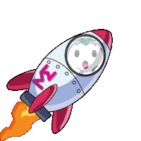 To The Moon Crypto Sticker by Magic Eden