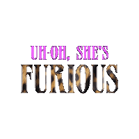 Angry Uh-Oh Sticker by Death Becomes Her on Broadway