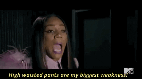 Tiffany Haddish High Waisted Pants Are My Biggest Weakness GIF by MTV Movie & TV Awards