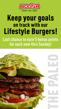 mooyah lifestyle vegetarian keto burgers GIF