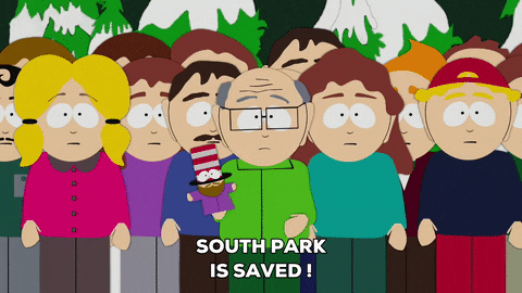 happy cheer GIF by South Park 
