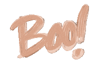 Halloween Boo Sticker