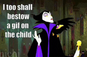 jodycole birthday maleficent i too shall bestow a gift GIF