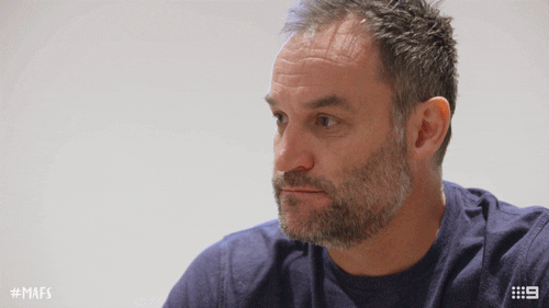 bored thinking GIF by Married At First Sight Australia