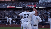 High Five New York Yankees GIF by MLB