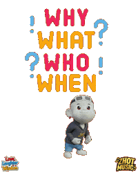 Why Me What Sticker by Zhot Music