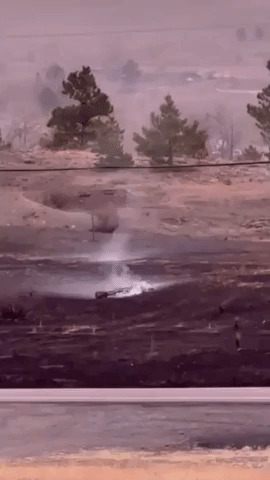 Sunrise Reveals Scorched Earth in Colorado After Damaging Fires