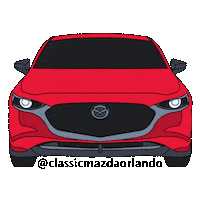 Car Driving Sticker by Classic Mazda Orlando