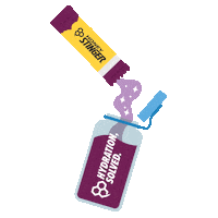 Hydrate Drink Up Sticker by Honey Stinger