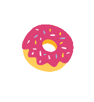 Donuts Eating Sticker by INVID group